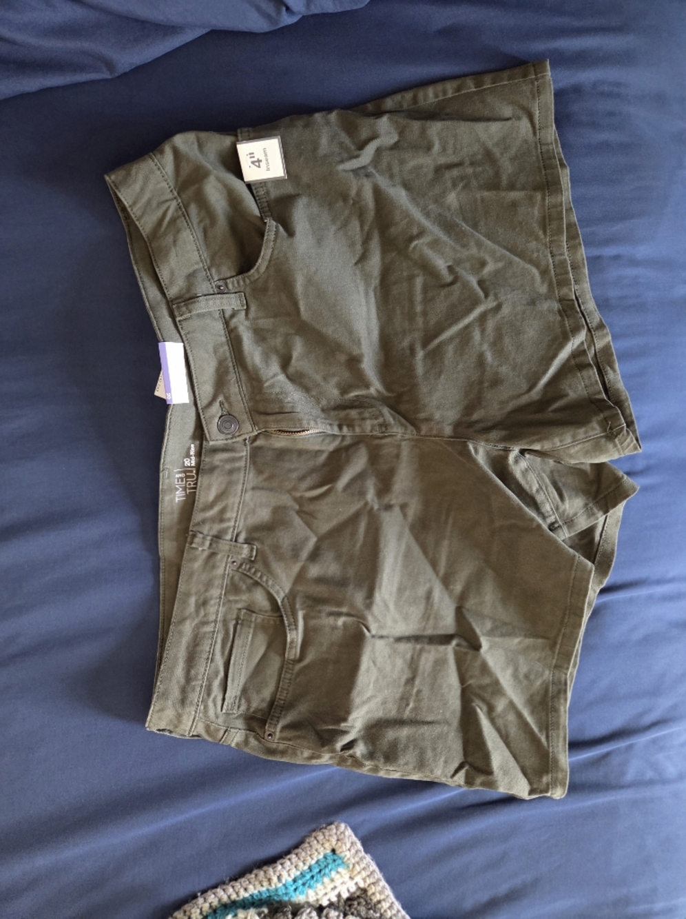 Green Midrise Shorts